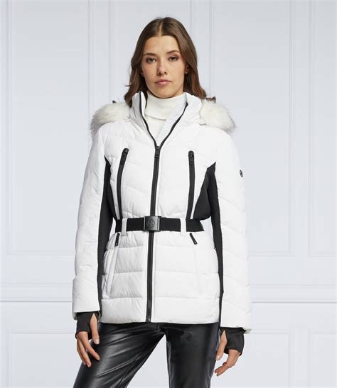 michael kors jacke weiß damen|Women's White Jackets and Coats .